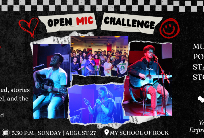 Open Mic Challenge 60 – My School Of Rock