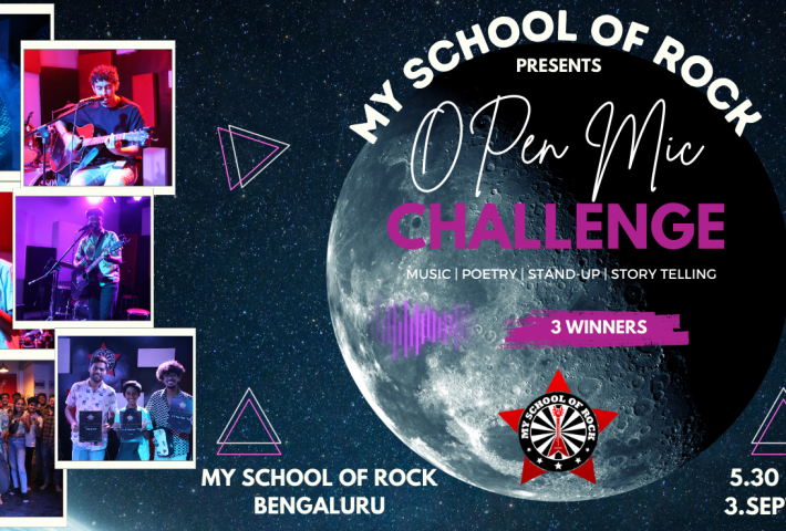 Open Mic Challenge 61 – My School Of Rock