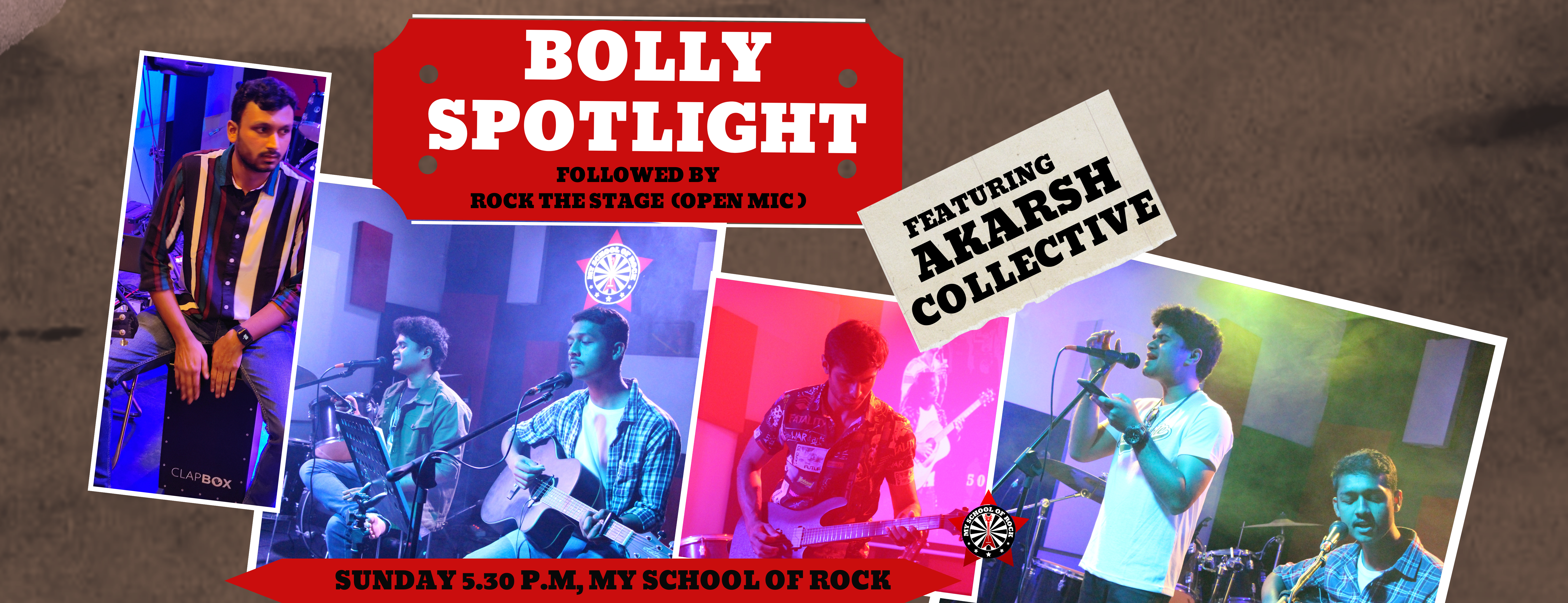 Bolly Spotlight + Rock The Stage Open Mic