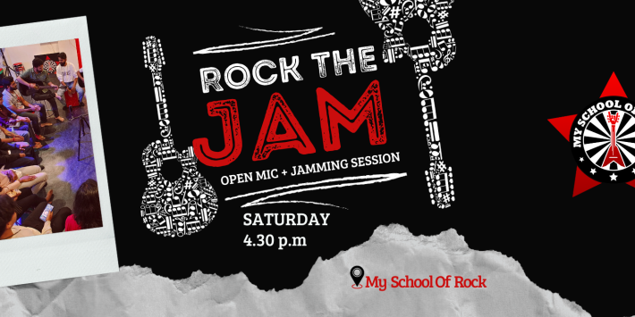 ROCK THE JAM – OPEN MIC+JAM SESSION